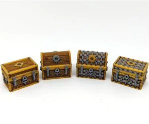 Treasure Chests For Gloomhaven 3D Models