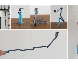 Gopro Counter Balance Folding Stick. 3D Models