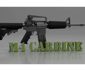 Clints M4 Carbine Prop 3D Models