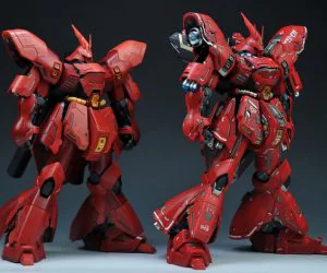 Gundam Sazabi Ver Ka 3D Models
