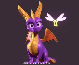 Spyro Statue Reignited Trilogy 3D Models