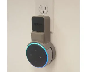 Amazon Echo Dot 3 Socket Mount 3D Models