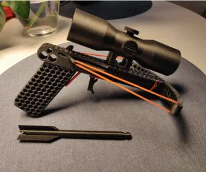 The Coolest Crossbow With Scope 3D Models