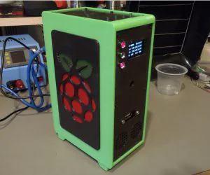 Raspberry Pi Desktop Tower Case 3D Models