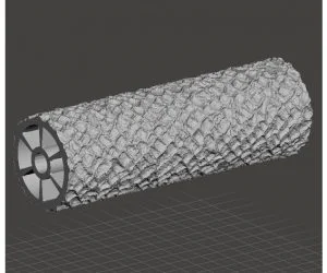 Cobblestone Seamless Texture Roller Rolling Pin 6″ Wide 3D Models