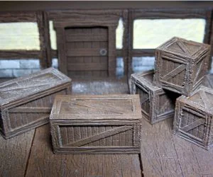 Threednd Wooden Crates 3D Models