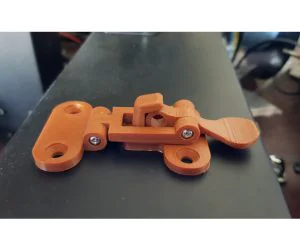 Lockable Latch 3D Models