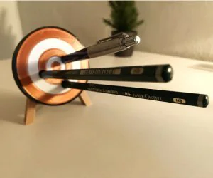 Archery Target Pen Holder 3D Models