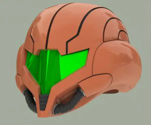 Wearable Samus Aran Helmet Metroid Prime 3 3D Models