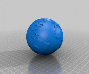 Textured Earth 3D Models