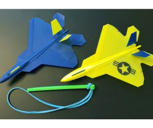 F22 Raptor Glider 3D Models