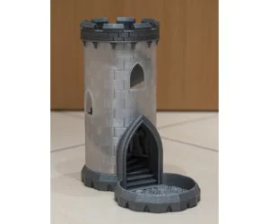 Another Dice Tower Shell Bottle Substitute 3D Models