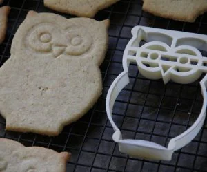 Owl Cookie Cutter 3D Models
