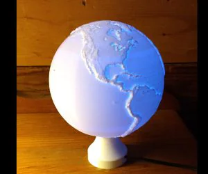 Globe Lamp Earth 3D Models