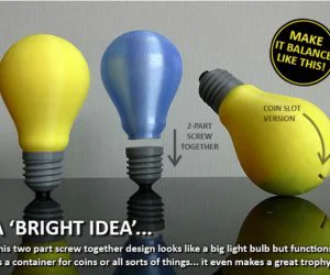 A Bright Idea… 3D Models