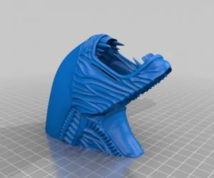 Alien Head Wall Hanger Reworking Inspect Before Printing 3D Models