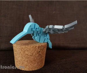 Flexi Articulated Hummingbird 3D Models