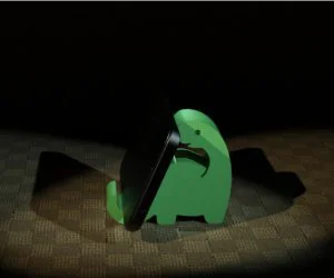 Dinosaur Cell Phone Stand 3D Models