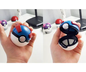 Great Ball Pokeball With Magnetic Clasp 3D Models