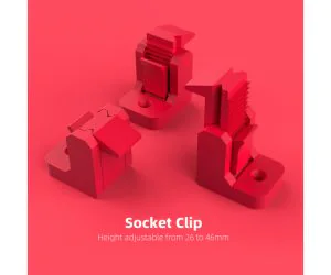 Socket Clip 3D Models