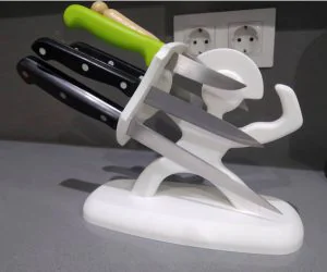 Spartan Knife Block 3D Models