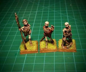 Skeletons 28Mm No Supports Needed 3D Models