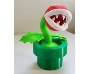 Piranha Plant Mario 3D Models
