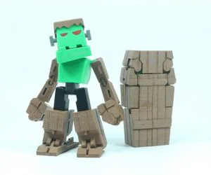 Transformable Frankenstein For Halloween 3D Models