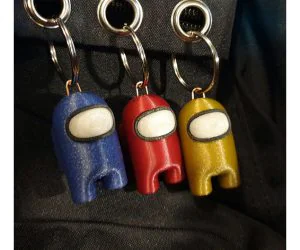 Among Us For Keychain 3D Models