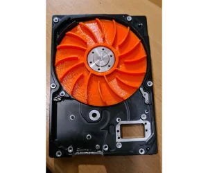 Fan For Soldering From Old 2.5Inch Harddisk 3D Models
