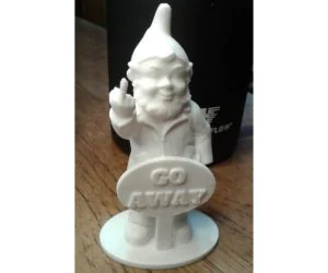 Go Away Gnome 3D Models