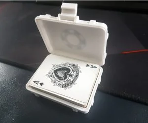 Rugged Box For Poker Game Card 3D Models