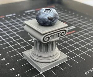 Mini Ionic Column Tiny Object Display Podium 3D Models
