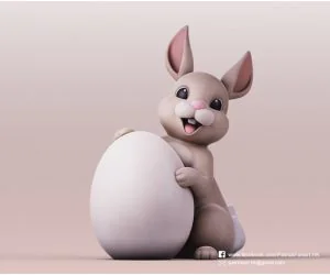 Easter Bunny 3D Models