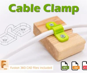 Cable Clamp 3D Models