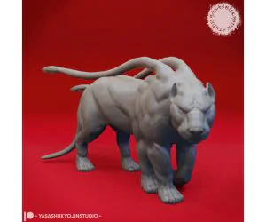 Displacer Beast Tabletop Miniature 3D Models
