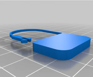 Disposable Plastic Lock 3D Models