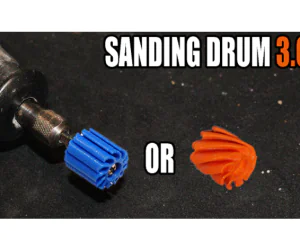 Dremel Sanding Drum 2.0 And 3.0 Helix 3D Models