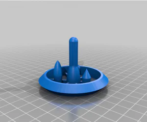 Spinning Top Up To 1Min Spinning Time Easy Print No Supports 3D Models