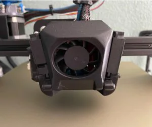 Mbot3D Mk2 Remix Ender7 Style Fan Duct With Dual 4010 Fans 3D Models