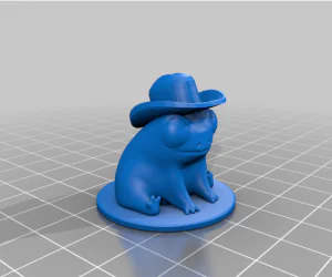 Fred The Frog But Hes Also A Cowboy 3D Models
