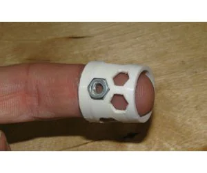 Thimble Finger Spanner Nut Holder 3D Models