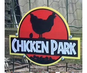 Chicken Park 3D Models