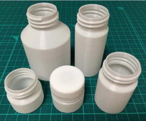 Small Bottles For Vasespiral Mode 3D Models