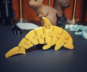Flexi Dolphin Quick Print 3D Models