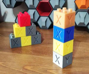 Lego Calibration Cube 3D Models
