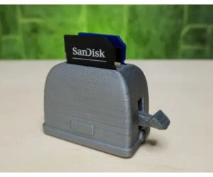 Sd Card Toaster Print In Place 3D Models