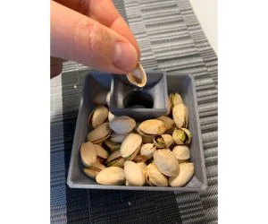 Clever Snack Bowl Boxversion I Peanut Pistachio Seeds Shell With Double Bottom 3D Models
