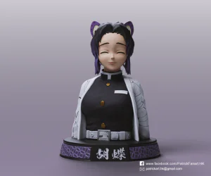 Shinobu Kochoukimetsu No Yaiba 3D Models