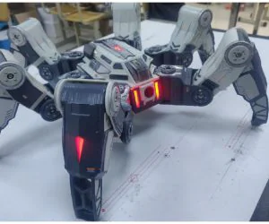 Scifi Hexapod Robot 3D Models